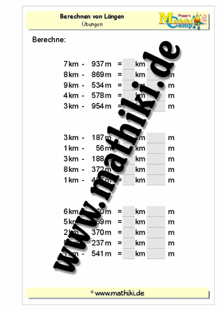 Berechnen von Längen - ©2011-2016, www.mathiki.de - Ihre Matheseite im Internet
