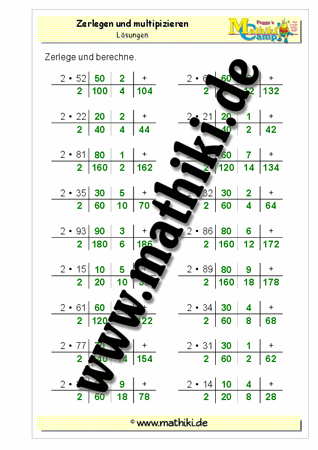 Schrittweise multiplizieren - ©2011-2018, www.mathiki.de