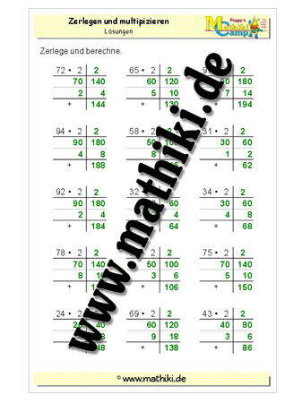 Schrittweise multiplizieren - ©2011-2018, www.mathiki.de