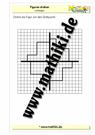 Figuren drehen - ©2011-2016, www.mathiki.de - Ihre Matheseite im Internet