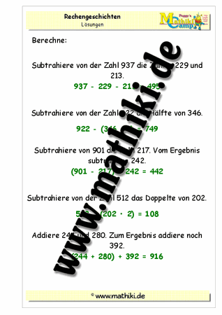 Zahlenrätsel - ©2011-2016, www.mathiki.de - Ihre Matheseite im Internet