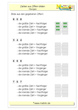 Zahlen bestimmen bis 1000 (III) (Klasse 3) - ©2020, www.mathiki.de