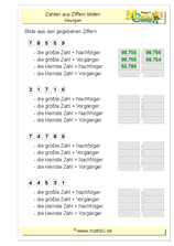 Zahlen bestimmen bis 100000 (II) (Klasse 5/6) - ©2020, www.mathiki.de