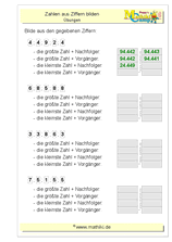 Zahlen bestimmen bis 100000 (II) (Klasse 4) - ©2020, www.mathiki.de