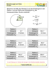 Kreisausschnitt berechnen (V) - ©2021, www.mathiki.de