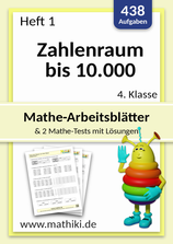 4. Klasse: Heft 1 Zahlenraum bis 10000