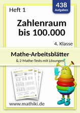 4. Klasse: Heft 1 Zahlenraum bis 100000
